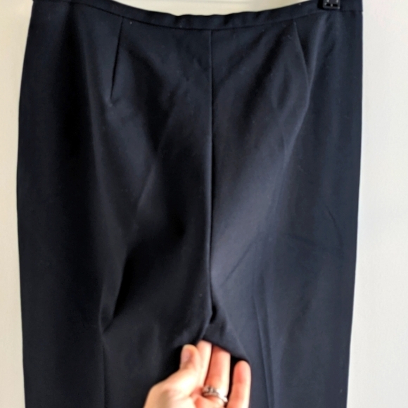 VINTAGE Sigrid Olsen High Waist Crop Pant Black 10 Langenlook - Picture 4 of 12
